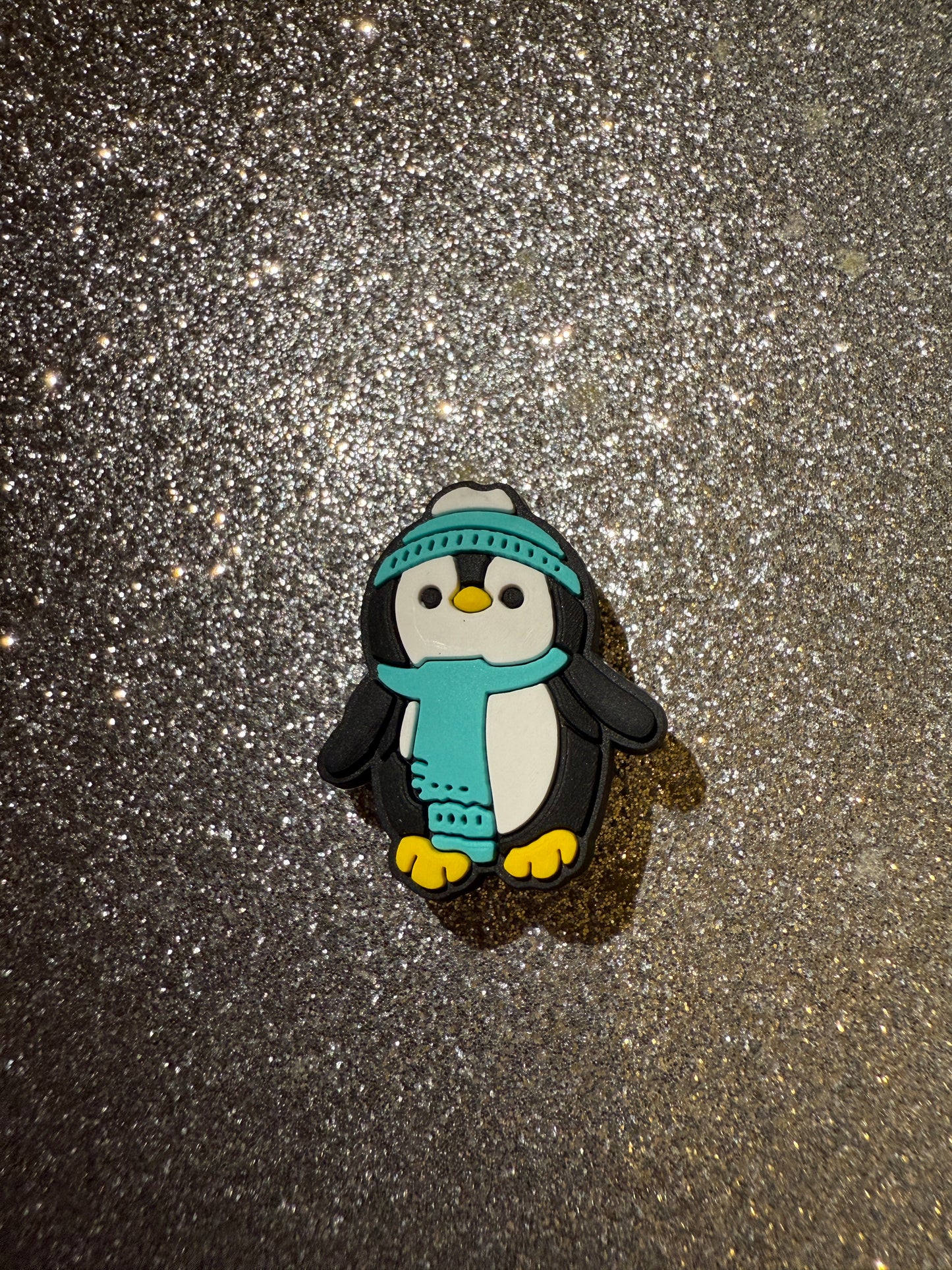 Christmas penguin shoe charms