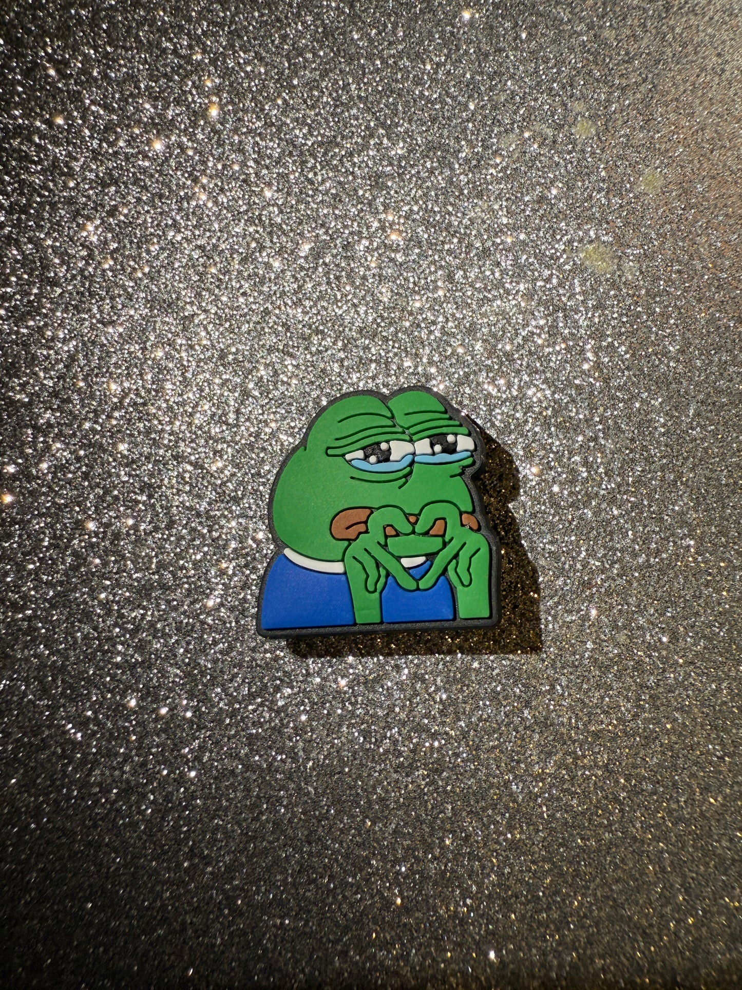 Funny frog meme shoe charm collection