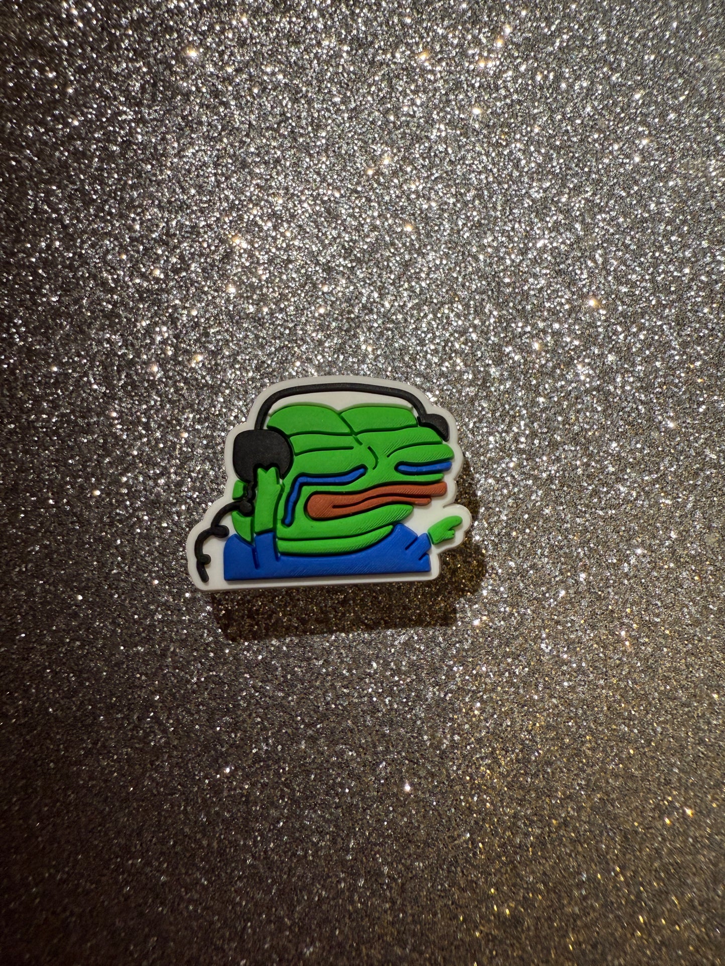 Funny frog meme shoe charm collection