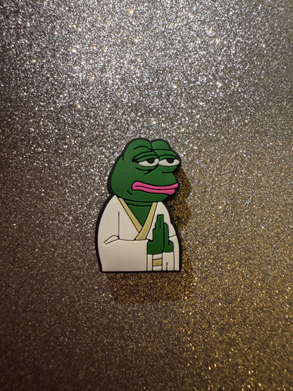Funny frog meme shoe charm collection