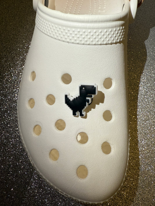 No internet dinosaur shoe charm