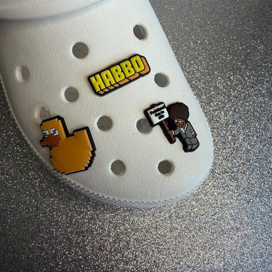 Habbo hotel inspired shoe charm collection - pool closed