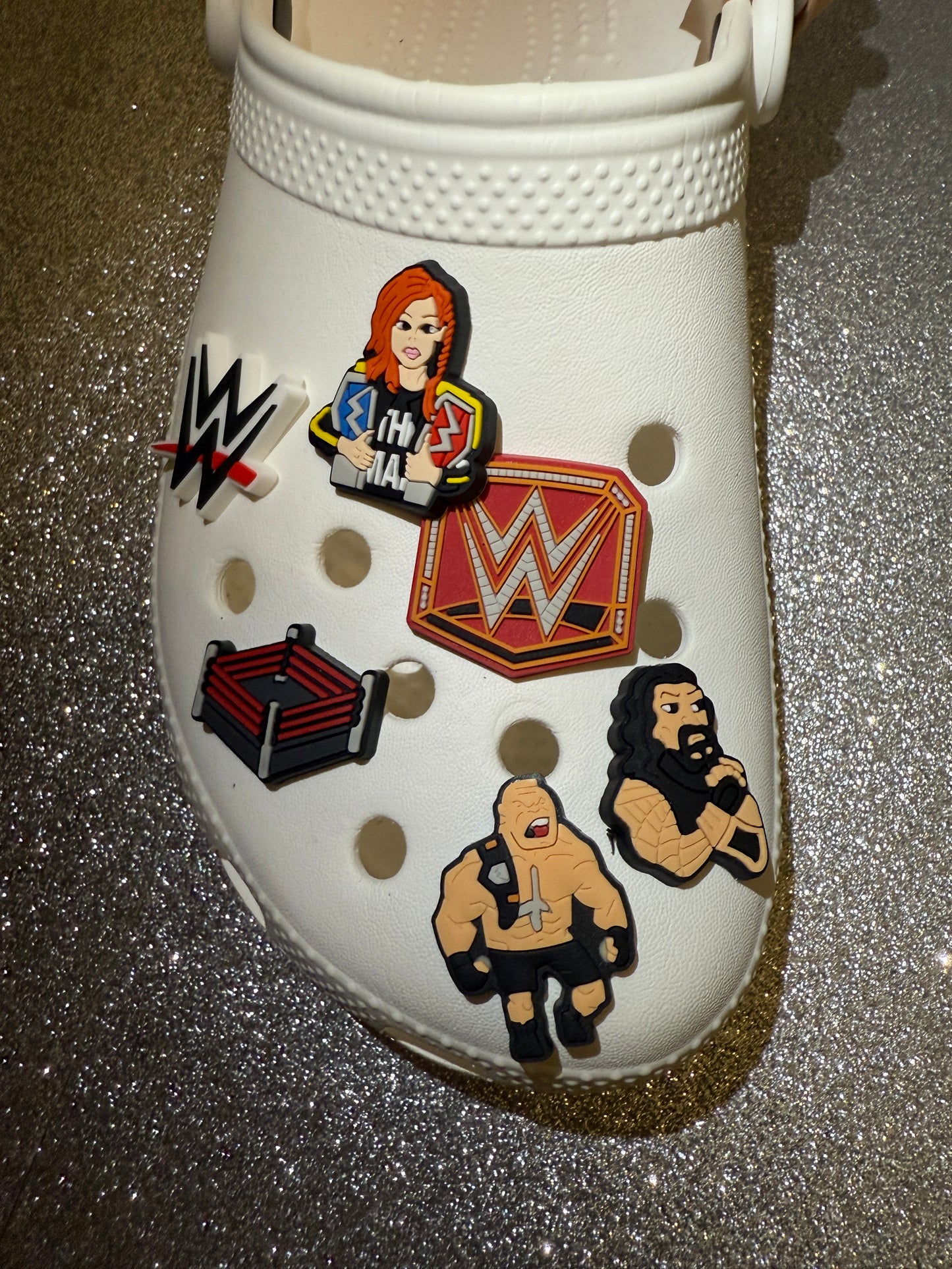 WWE shoe charm collection