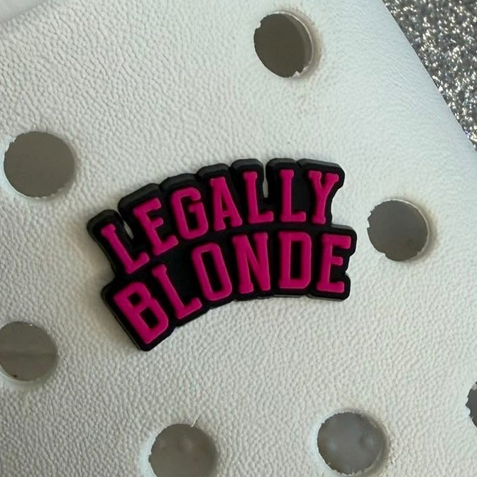 Legally Blonde inspired shoe charm