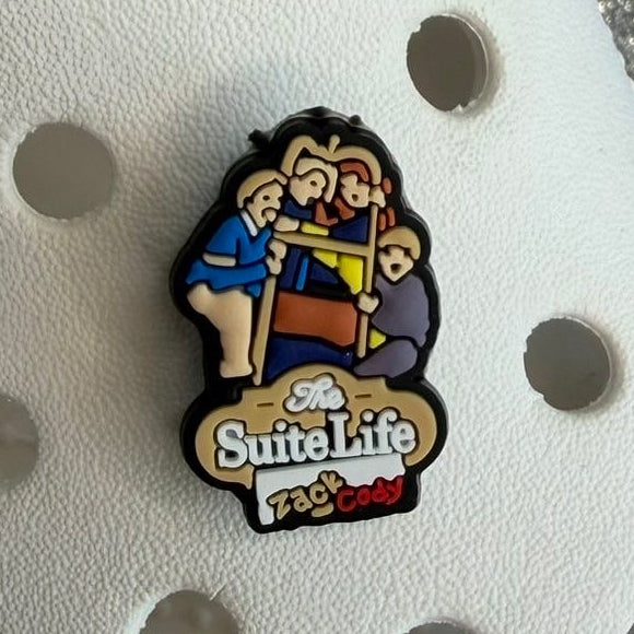 Suite life of Zack and Cody shoe charm collection