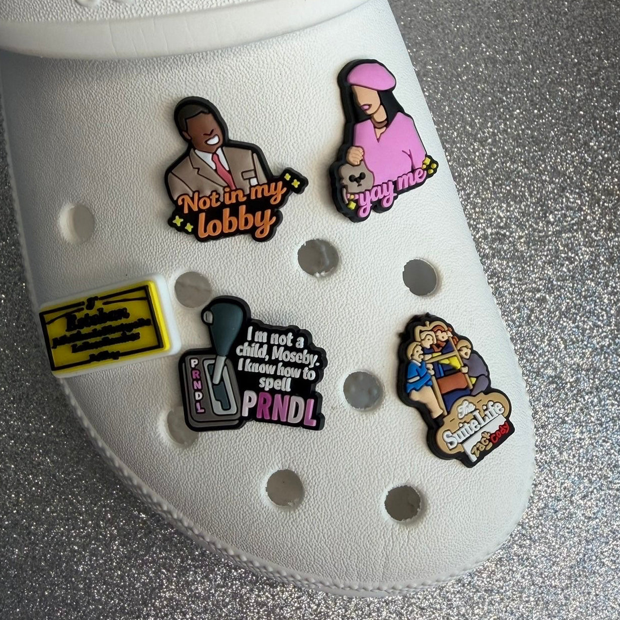 Suite life of Zack and Cody shoe charm collection