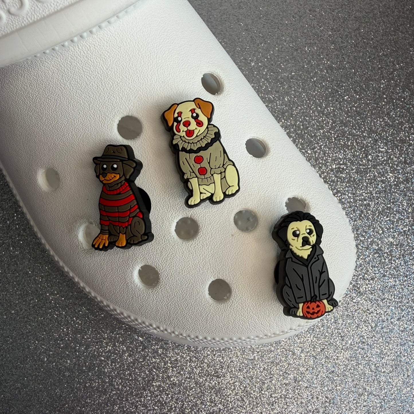 Halloween dogs shoe charm collection