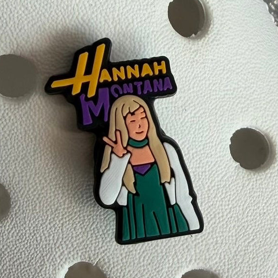 Hannah Montana shoe charm collection
