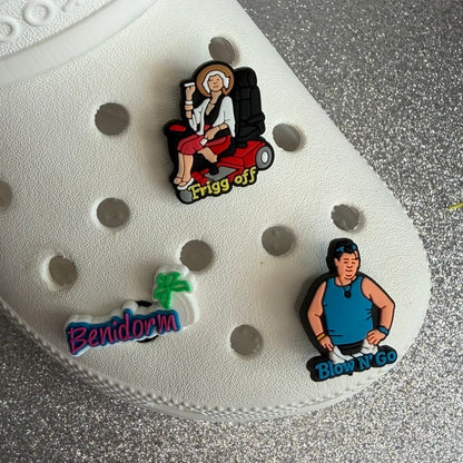 Benidorm tv show shoe charm collection - Solana, Madge