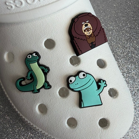 Lizard Lizard Lizard HOPPERS MOVIE meme shoe charm collection