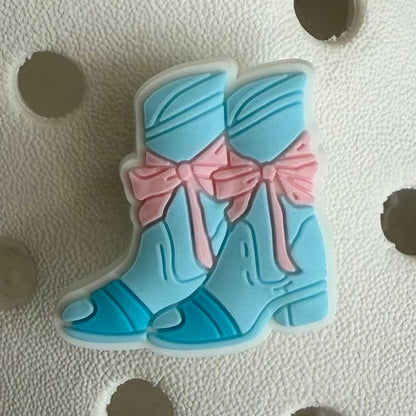 Coastal cowgirl shoe charm collection - blue holiday/vacation