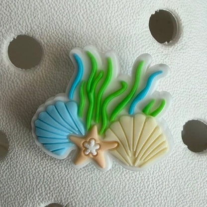Coastal cowgirl shoe charm collection - blue holiday/vacation