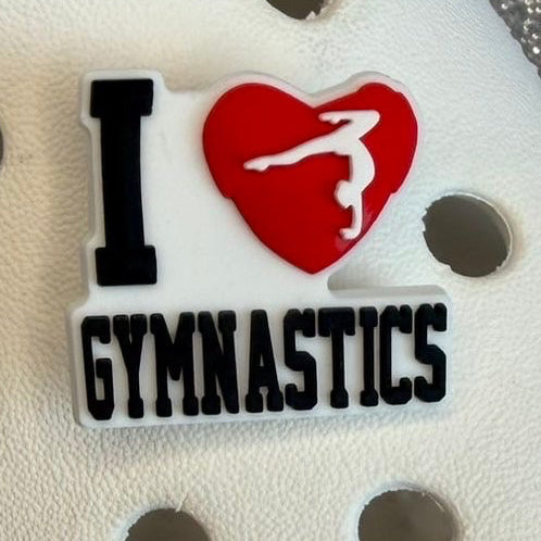 Gymnastics shoe charm collection