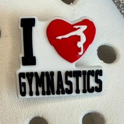 Gymnastics shoe charm collection