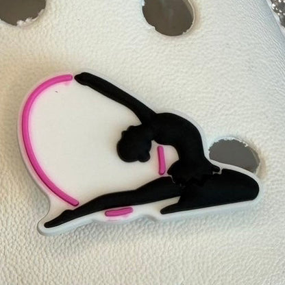 Gymnastics shoe charm collection