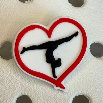 Gymnastics shoe charm collection