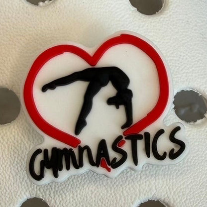Gymnastics shoe charm collection