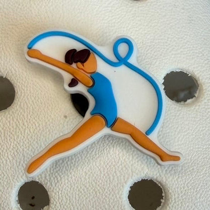 Gymnastics shoe charm collection