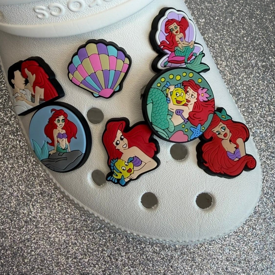Mermaid shoe charm collection