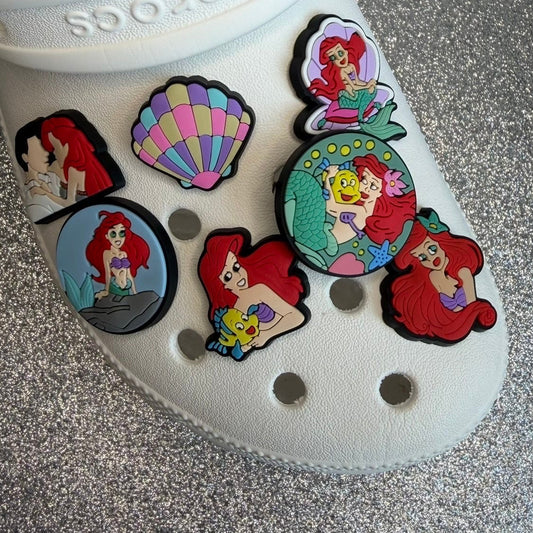 Mermaid shoe charm collection