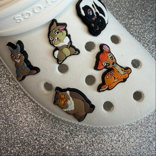 Bambì - Deer and Rabbit shoe charm collection