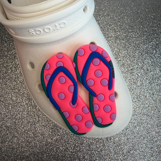 XL flip flops shoe charm