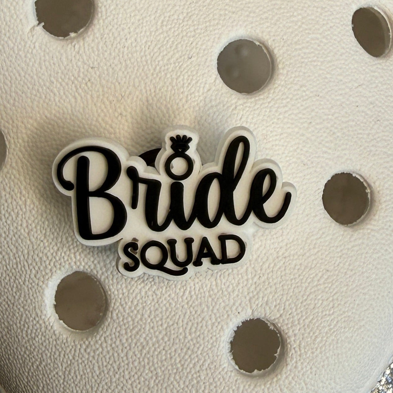 Bride wedding shoe charms - bridesmaid, engaged, maid of honour