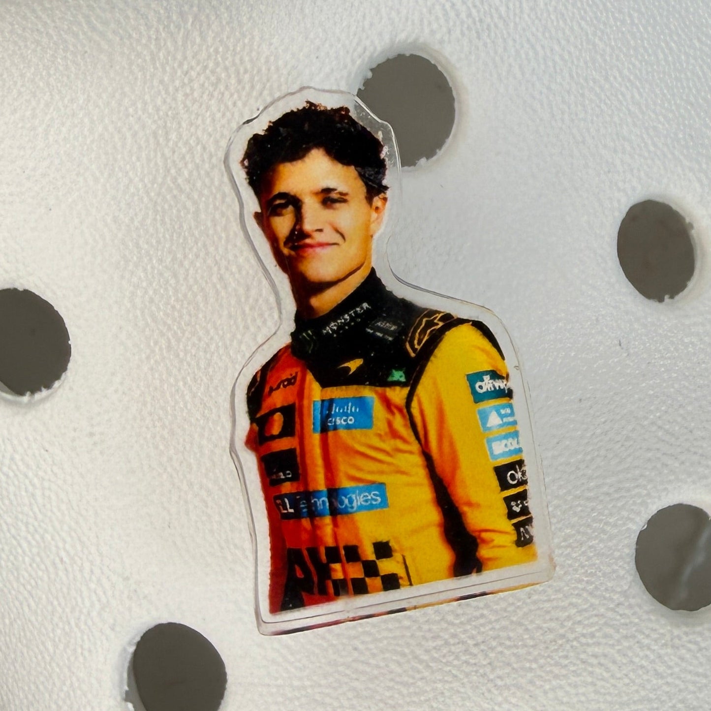 RESIN f1 driver shoe charm collection - Hamilton, Leclerc, Verstappen, Lando