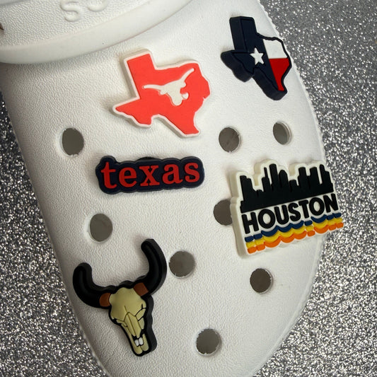 Texas shoe charm collection