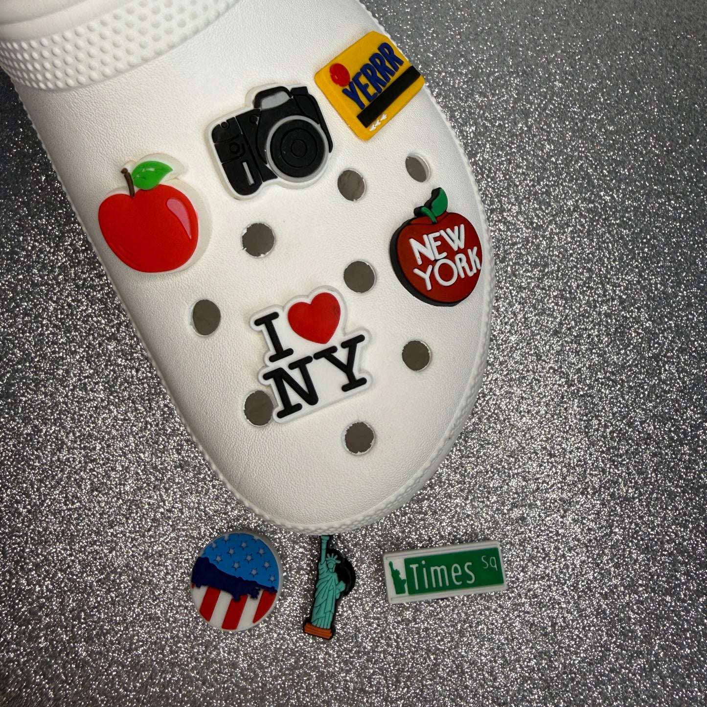 New York shoe charm collection