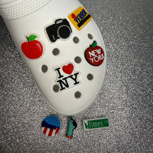 New York shoe charm collection