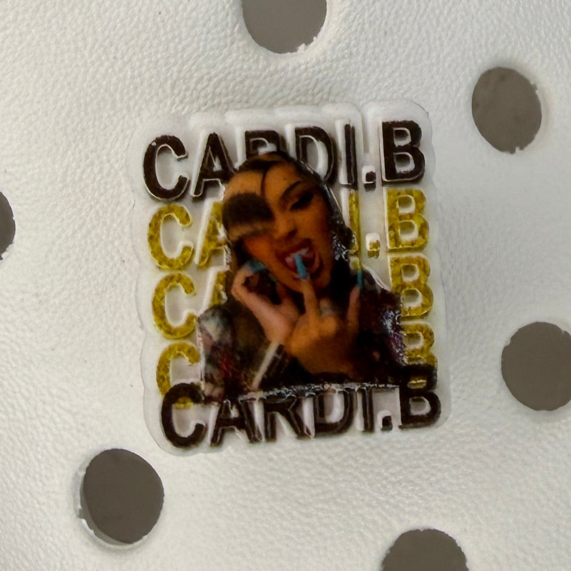 Cardi celeb shoe charm collection
