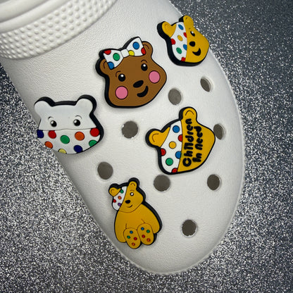 Pudsey bear shoe charm collection - profits donated<3