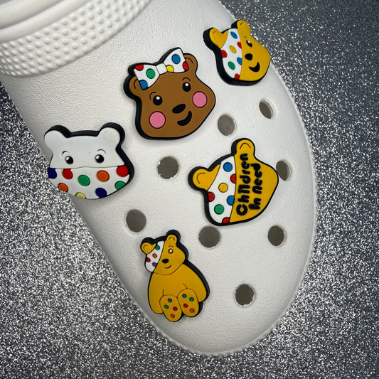 Pudsey bear shoe charm collection - profits donated<3
