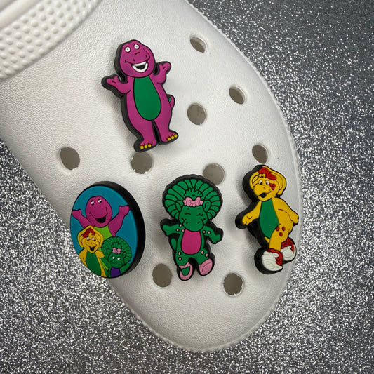 Barney & friends shoe charm collection