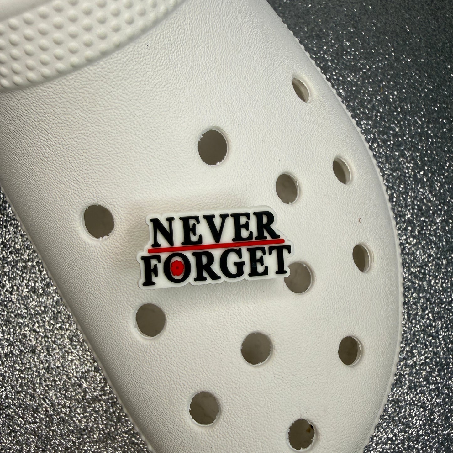 War remembrance shoe charm collection