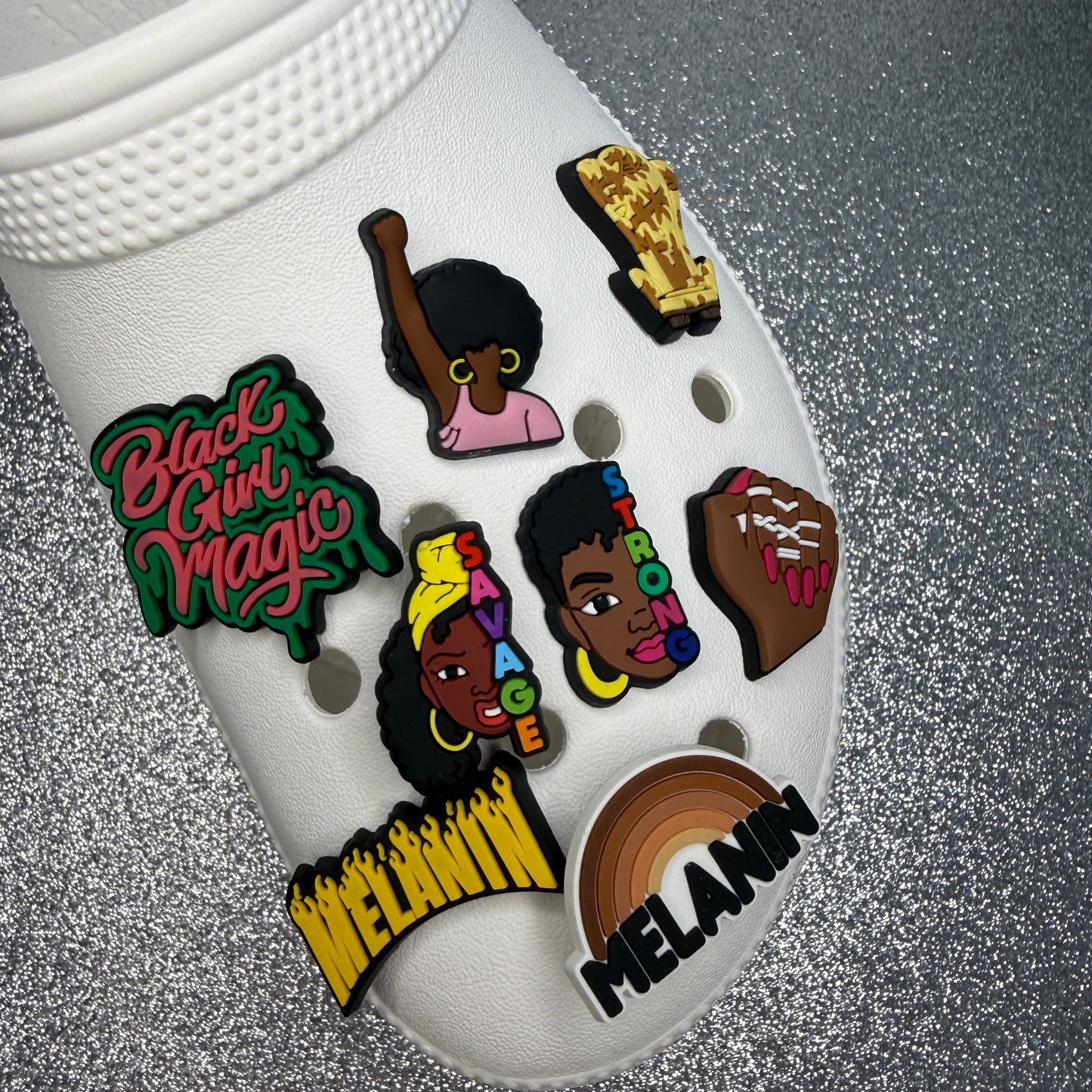 Empowerment/Afro pride/Melanin shoe charm collection