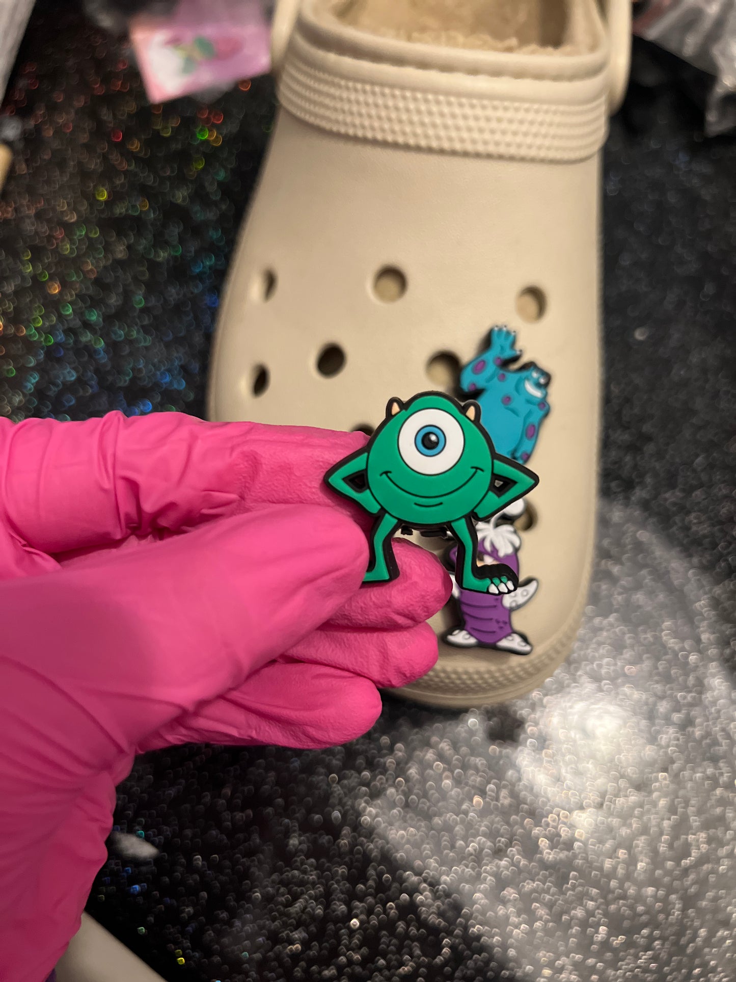 Monsters shoe charm - Mike Sull Boo