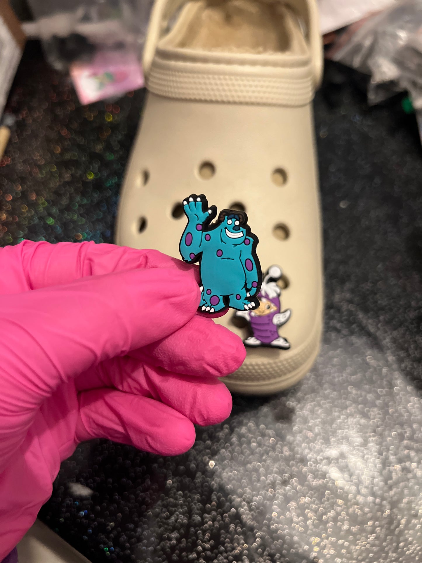 Monsters shoe charm - Mike Sull Boo