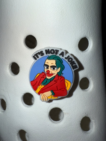 Joke clown shoe charm