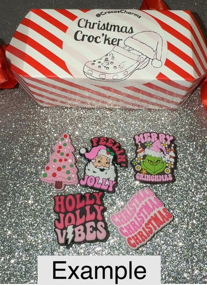 Christmas cracker Croc’ker - shoe charm cracker containing 5 charms.