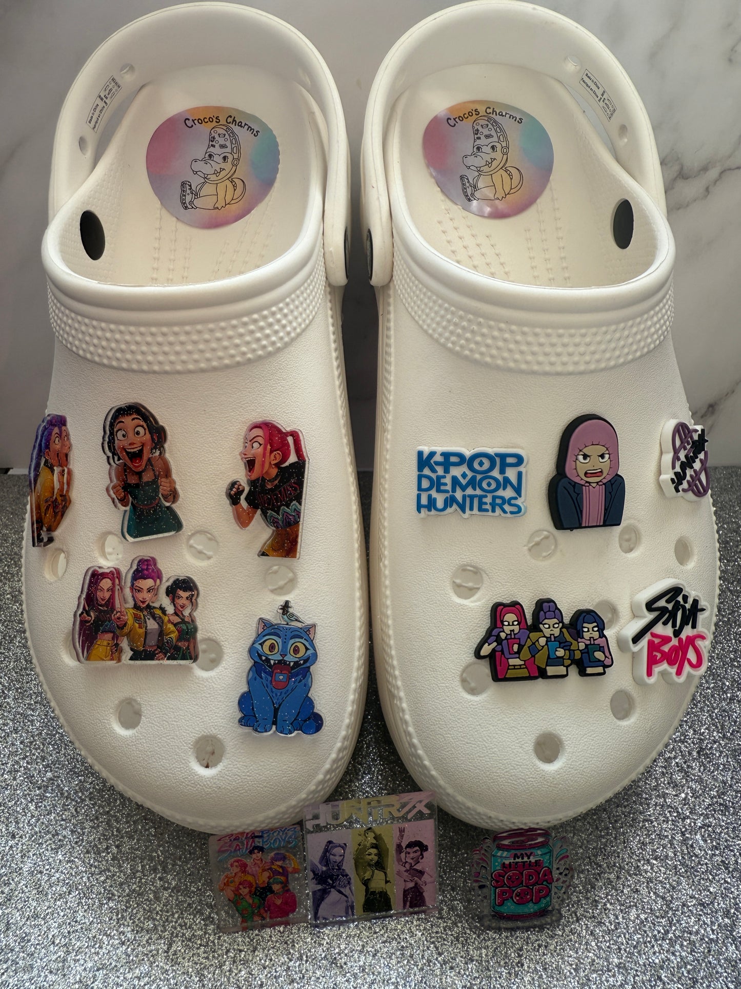 Resin&Plastic Kpop demon hunters shoe charm collection huntrx/saja boys