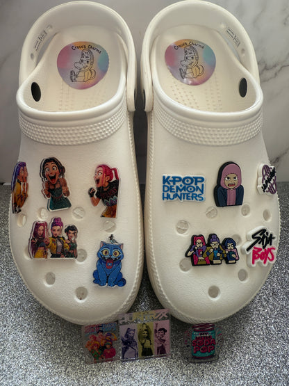 Resin&Plastic Kpop demon hunters shoe charm collection huntrx/saja boys