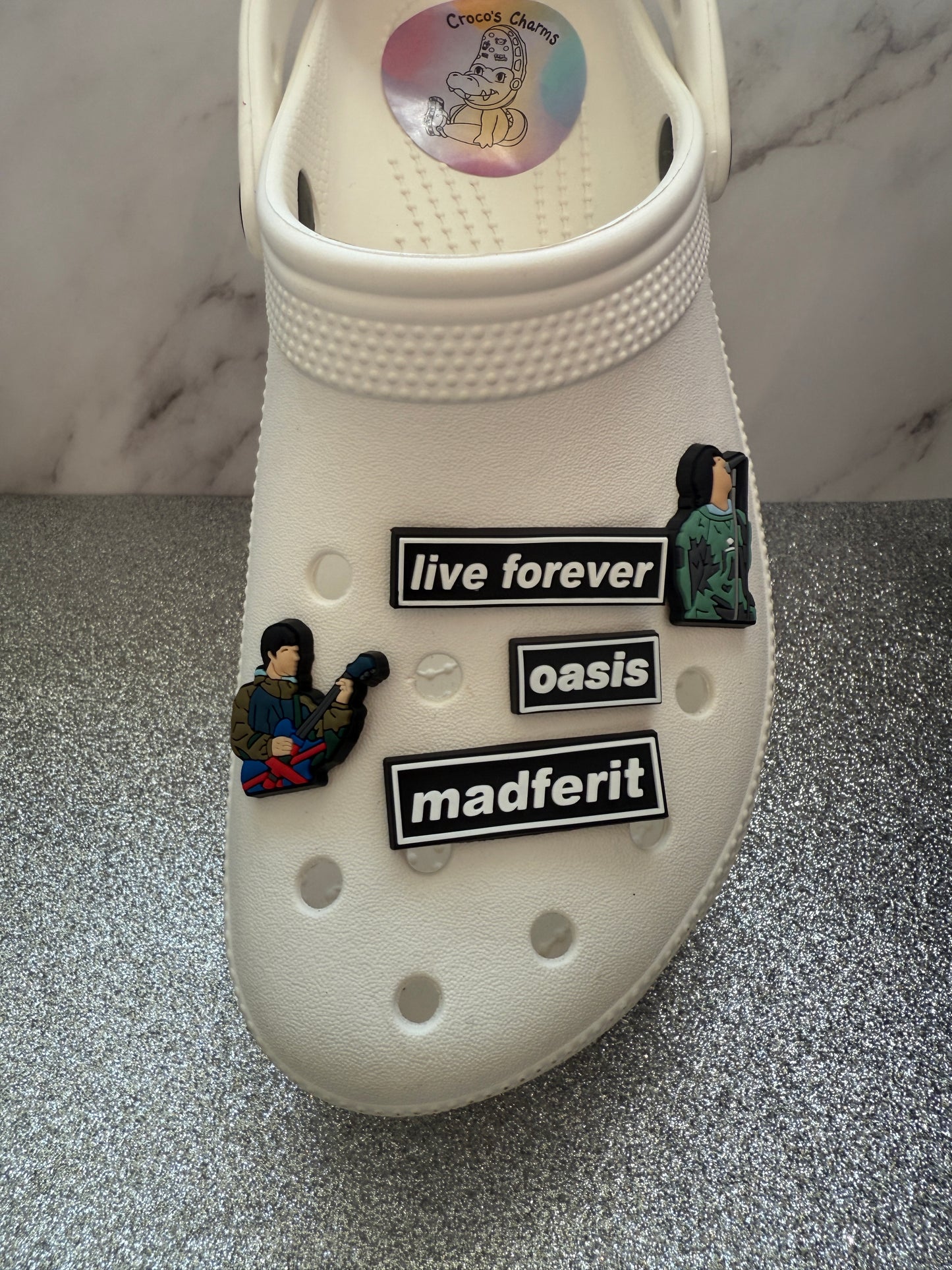 Oasis band shoe charm collection