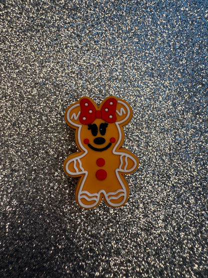 Diz character Christmas themed shoe charms