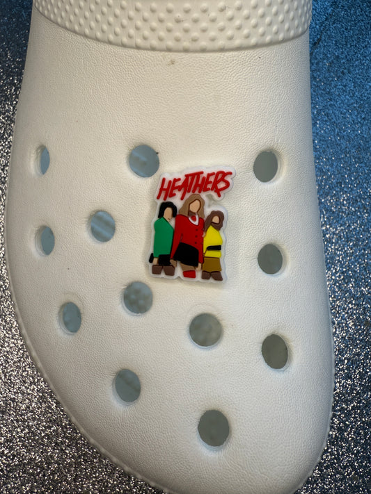 Heathers musical shoe charm