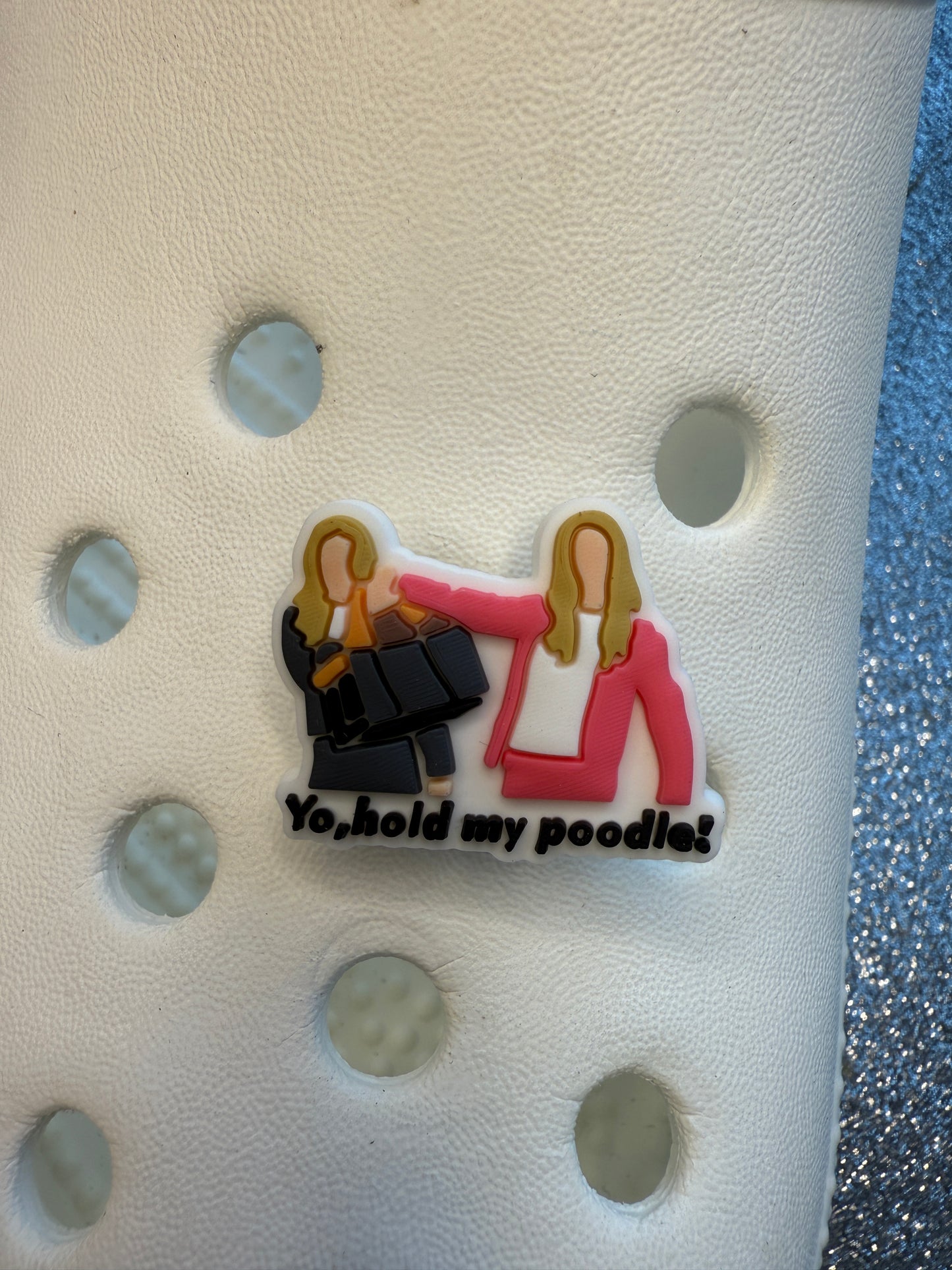 White chicks movie shoe charms