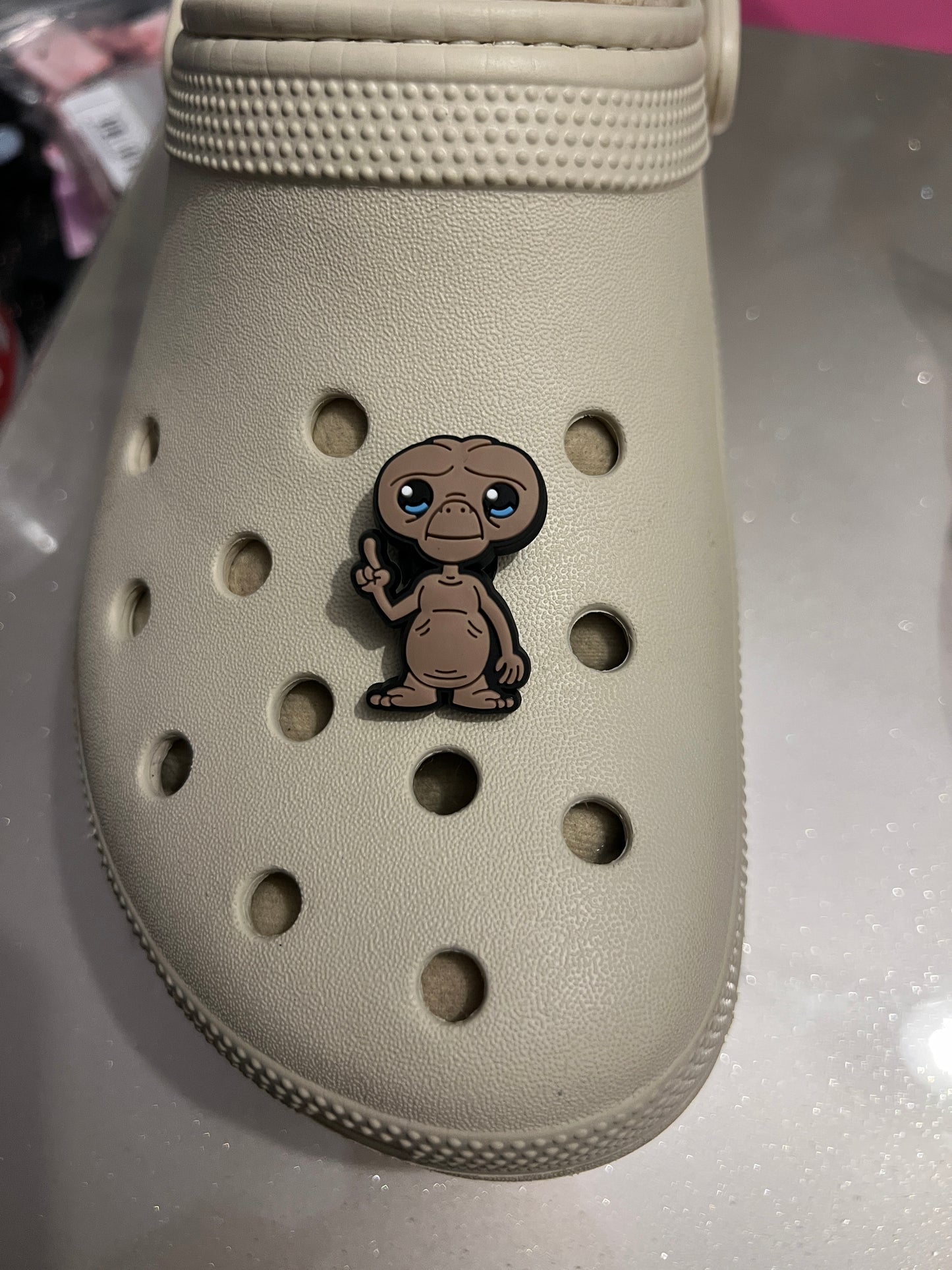 ET Alien shoe charm