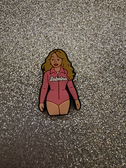 Sabrina Carpenter Short n Sweet SHOE CHARMS & KEYRINGS - MANCHILD mans bestfriend - `Juno 'have you ever tried this one'