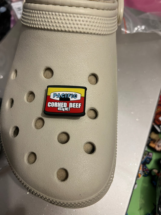 Corned Beef shoe charm